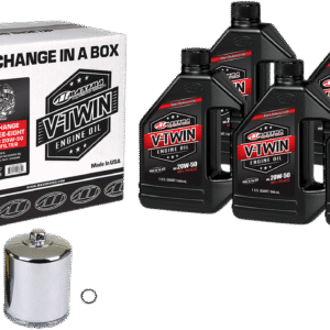Quick Change M8 Synthetic 20W-50 Oil Change Kit - Chrome Filter