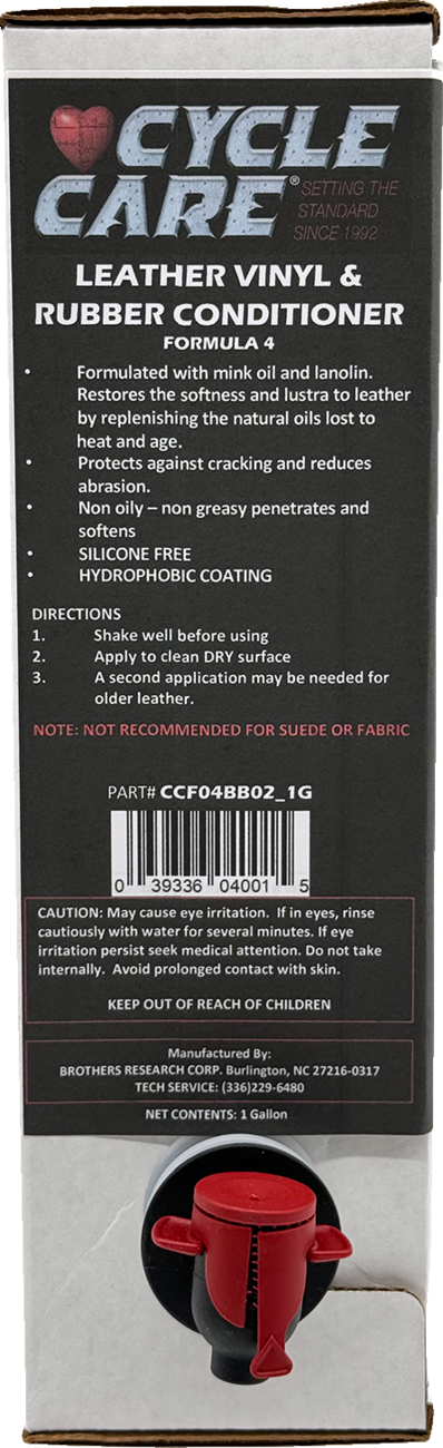 Formula 4 Leather Vinyl - Bag in Box - 1 U.S. gal.