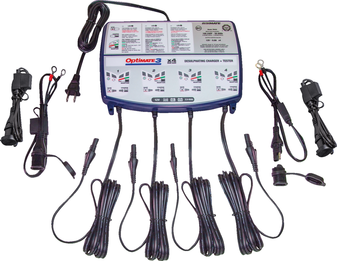 Battery Charger/Maintainer - 4-Bank