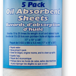 Oil Pad - Absorbent - 17 x 19 - 5-Pack