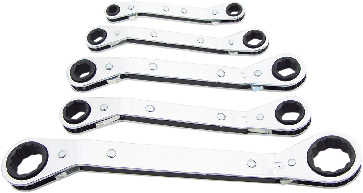 Wrench Set - Ratcheting Offset - SAE