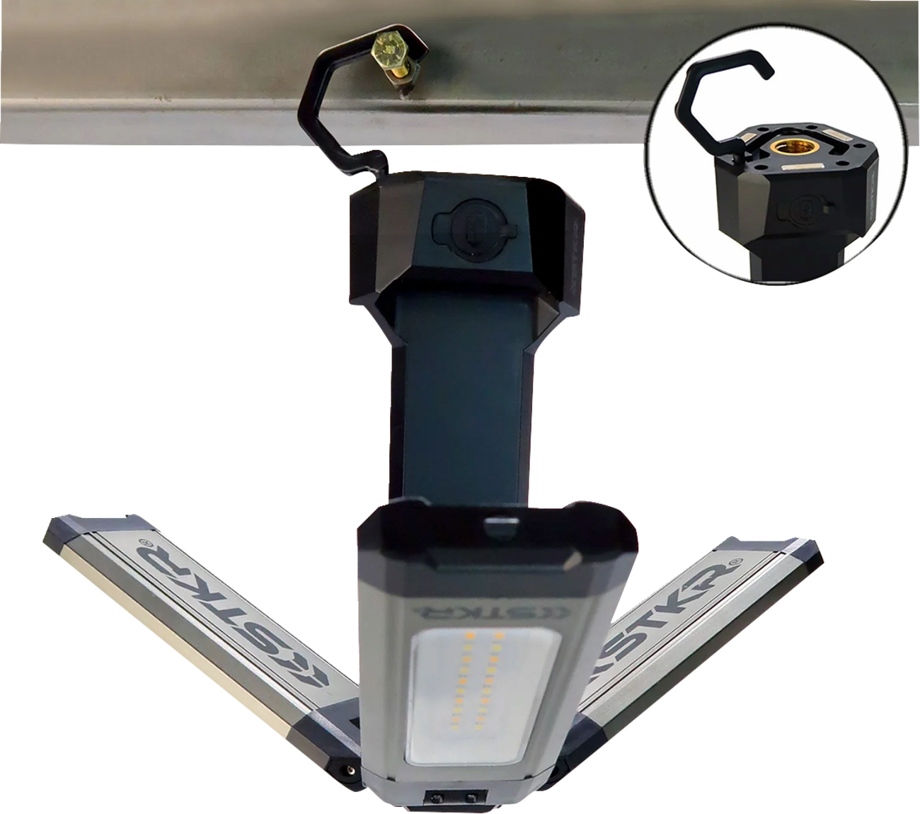 Shop Light w/Tripod - Work Area/Mobile - 2000 Lumens - Rechargeable - Image 10