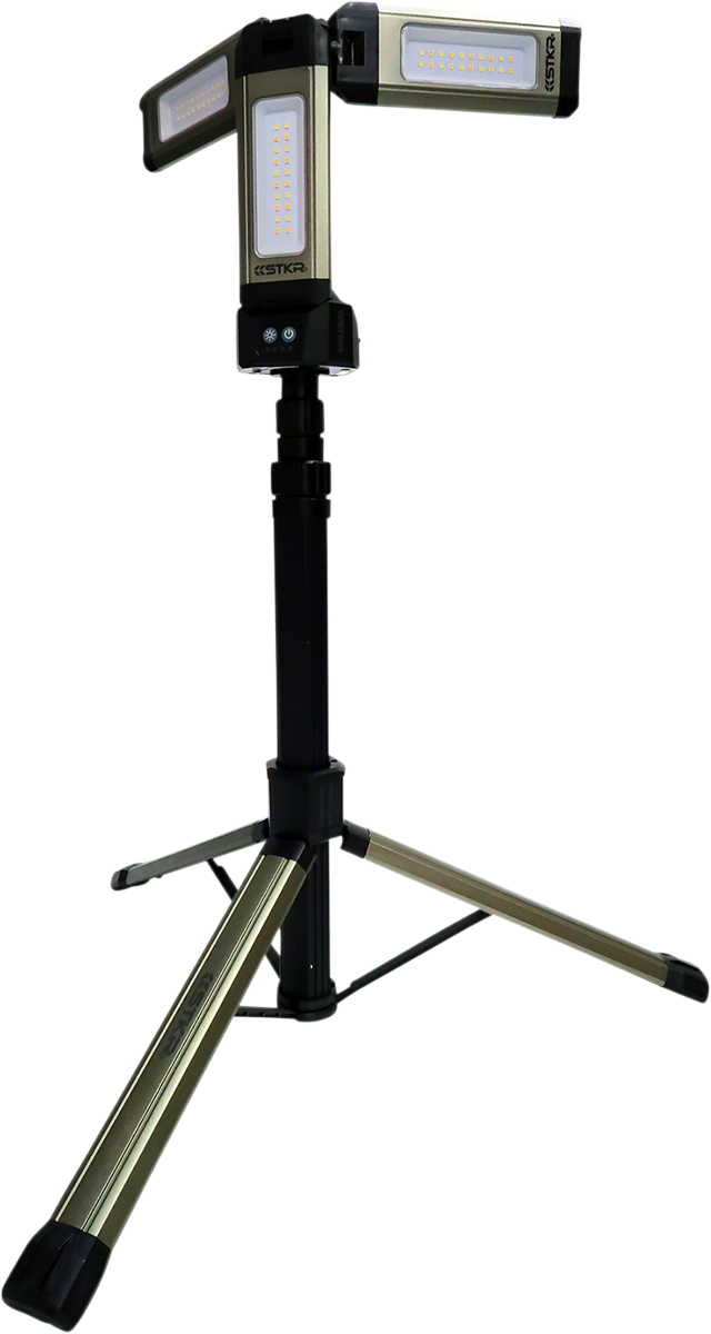 Shop Light w/Tripod - Work Area/Mobile - 2000 Lumens - Rechargeable - Image 3
