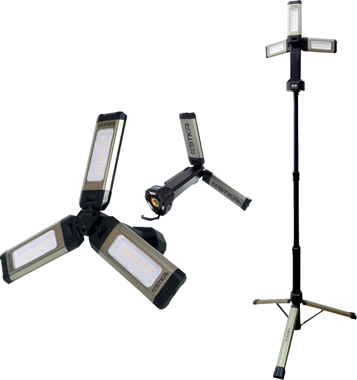 Shop Light w/Tripod - Work Area/Mobile - 2000 Lumens - Rechargeable - Image 2