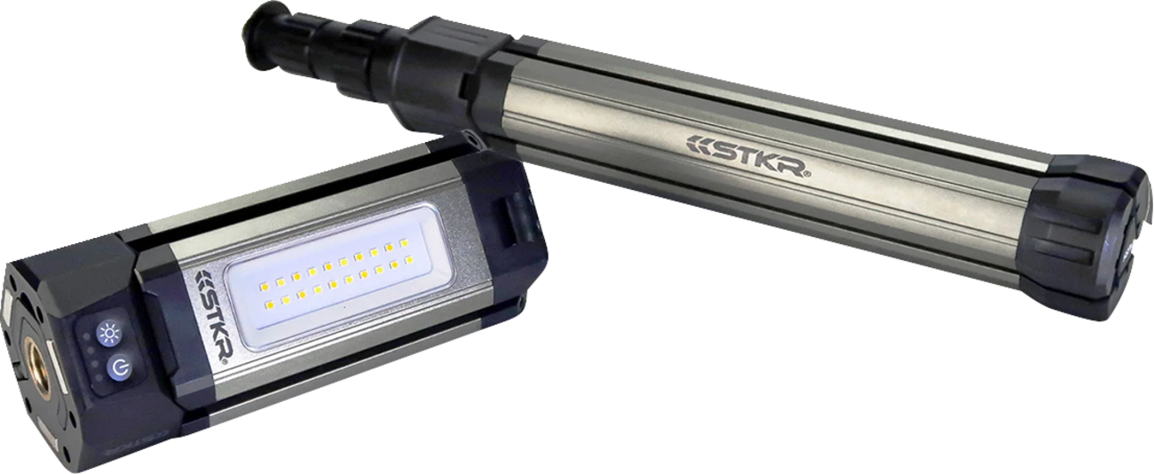 Shop Light w/Tripod - Work Area/Mobile - 2000 Lumens - Rechargeable - Image 12