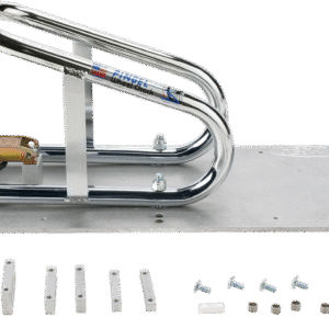 Wheel Chock - Series E-Track - Recessed - Removable - Chrome - 6-1/2"