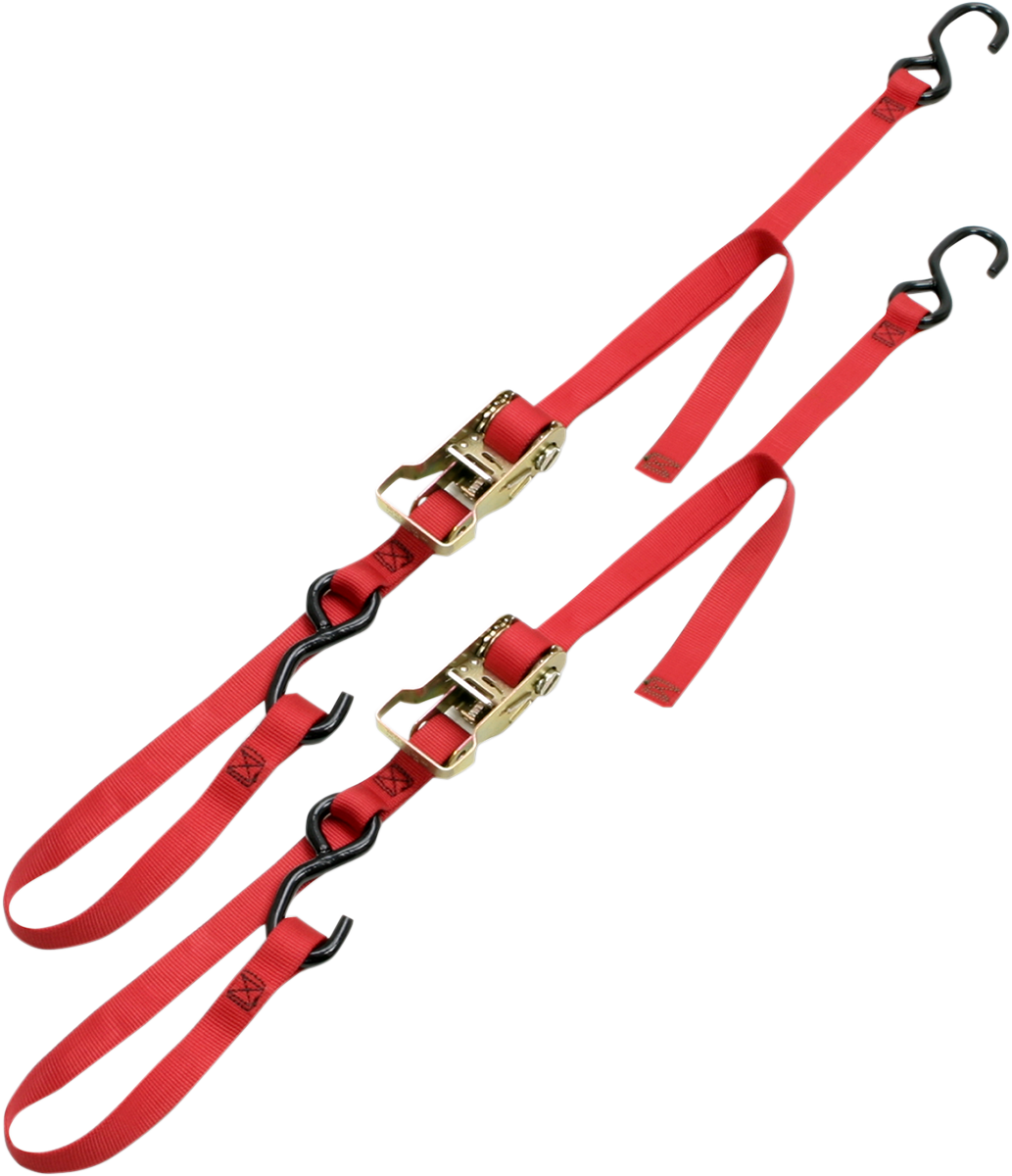 Integra Rat Pak Tie-Downs - 1" x 6' - Red