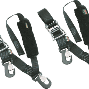 Big Daddy Tie-Down - 2" - 2 Snap-hook Ends - Sewn-in Soft-Tye - Black