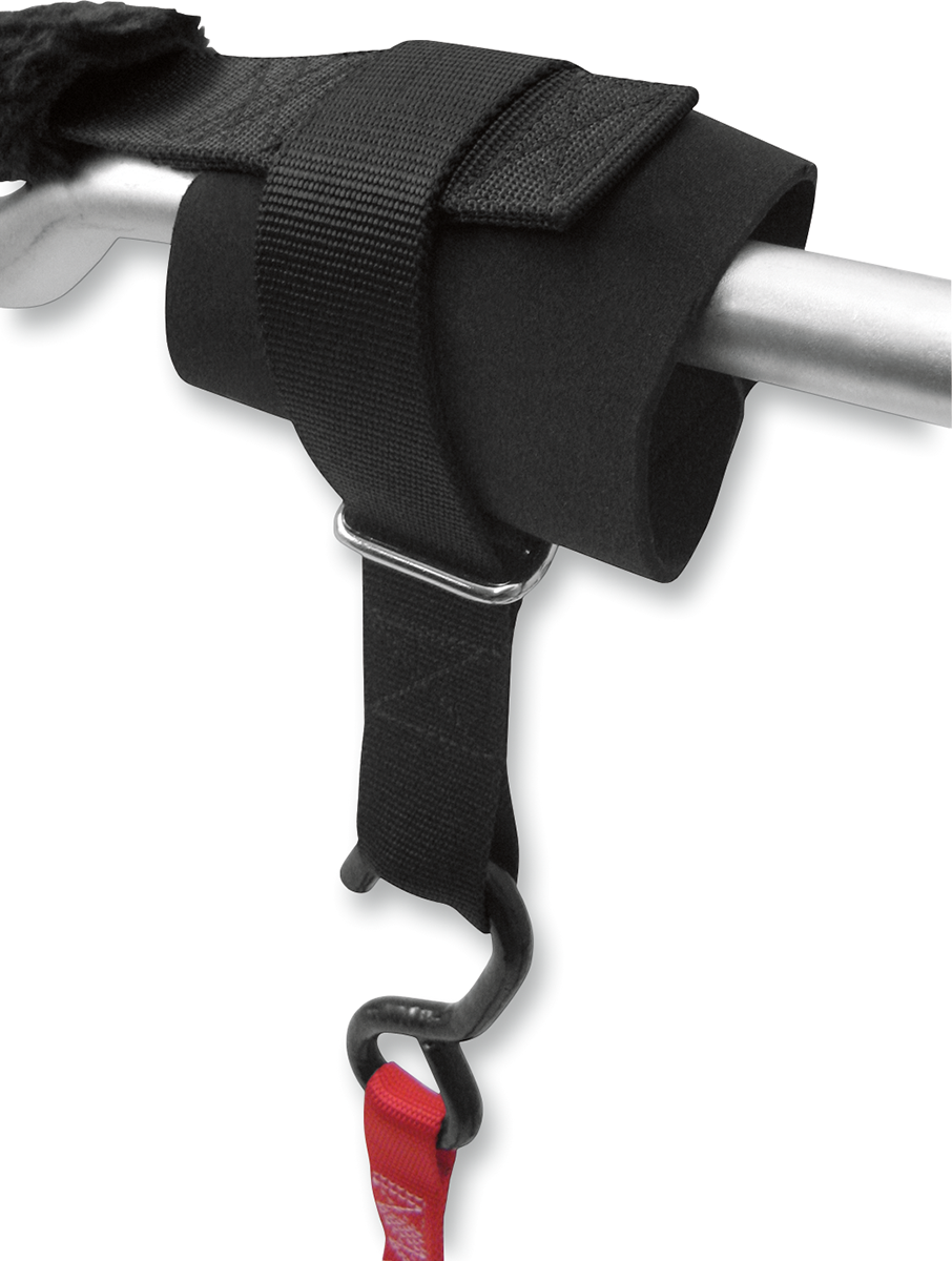 Soft Tie Handlebar Hand Cuff - Black