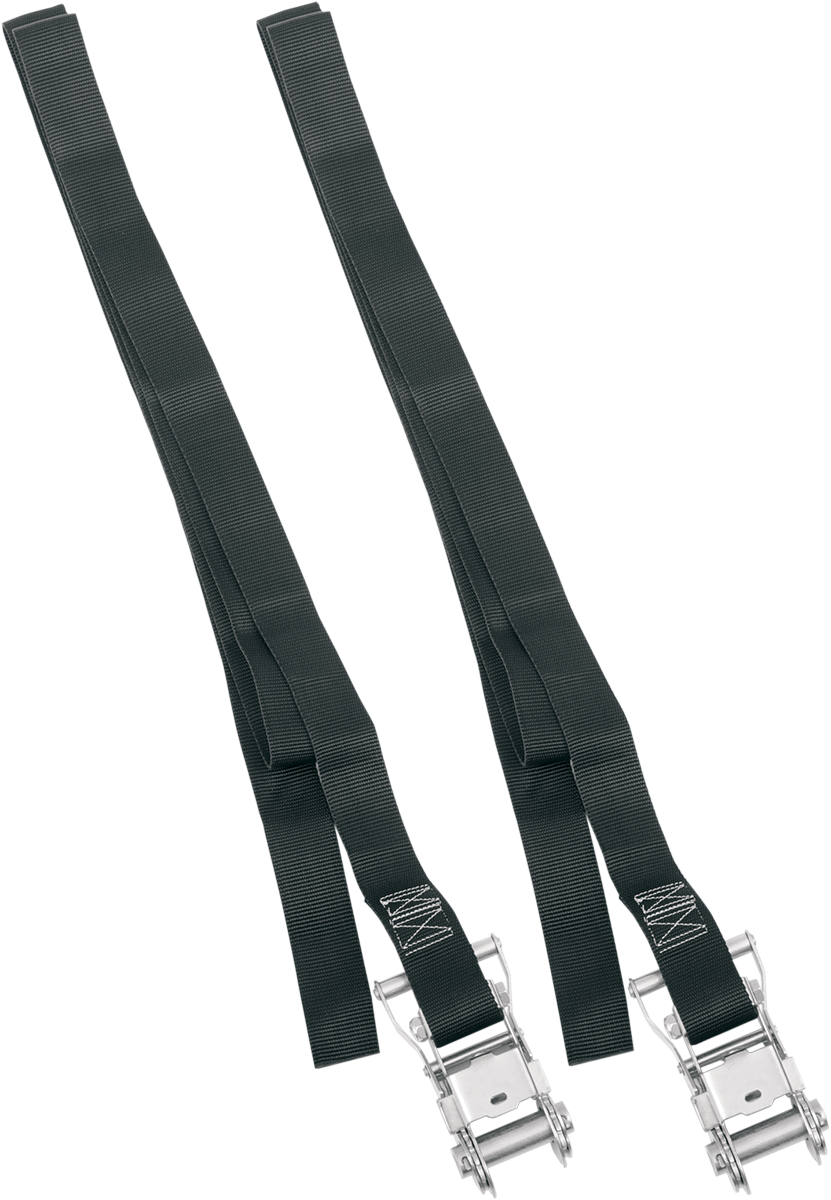 Endless Ratchet Tie-Downs - 1-1/2" x 8' - Black