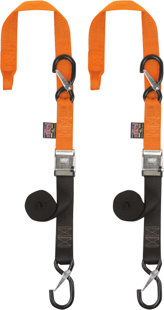 Cam Tie-Downs - 1-1/2" x 6-1/2' - Orange/Black