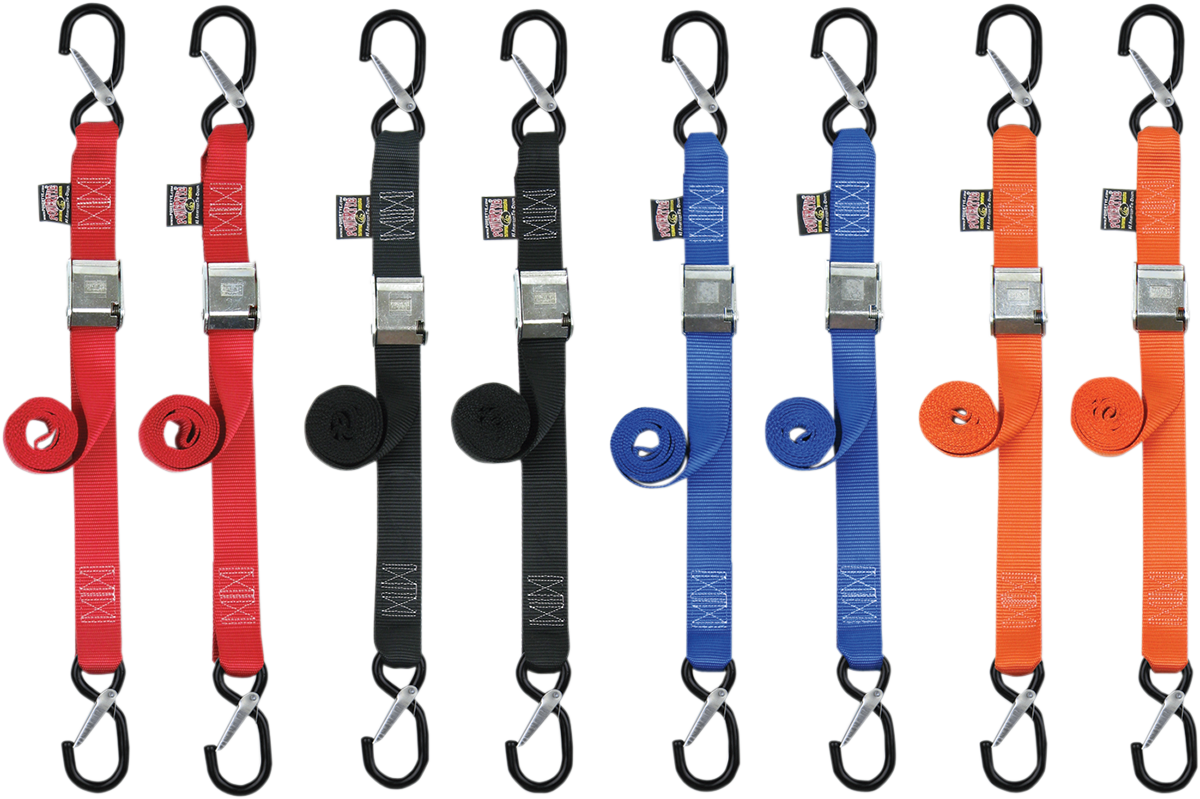 Cam Tie-Downs - 1-1/2" x 5-1/2' - Orange