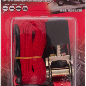 Ratchet Strap - 1" x 15' - Red