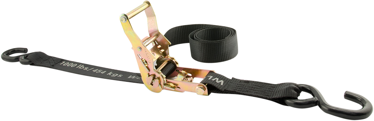 Ratchet Straps - 1.5" x 6' - Black