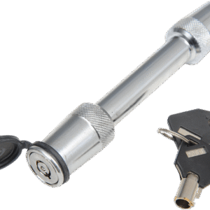 Receiver Lock - With Key - 5/8" - Chrome
