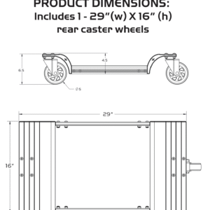 Wheels - Trax Wheels 2.0 - Sled/Snowbike - Adjustable