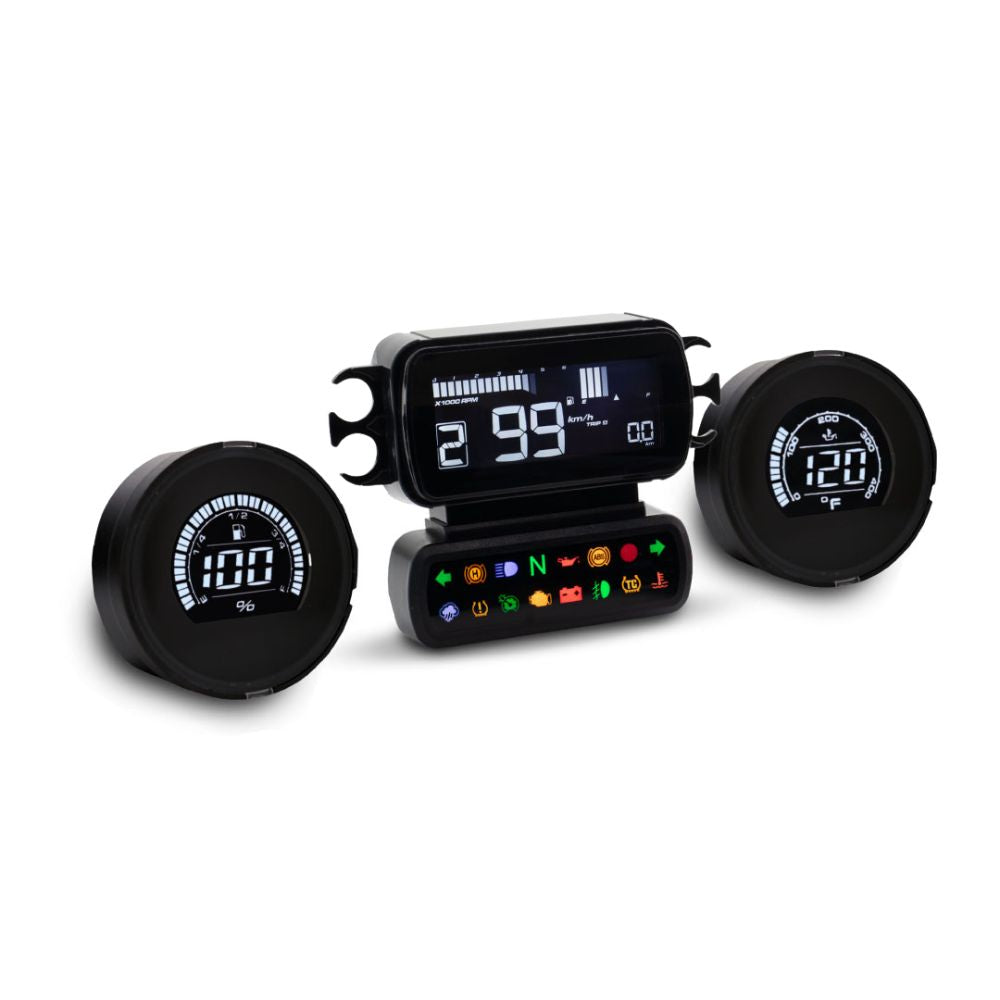Koso D2 / Multifunction meter for Harley-Davidson for Baggers 2014-2023 with Fuel & Engine Temperature Gauges