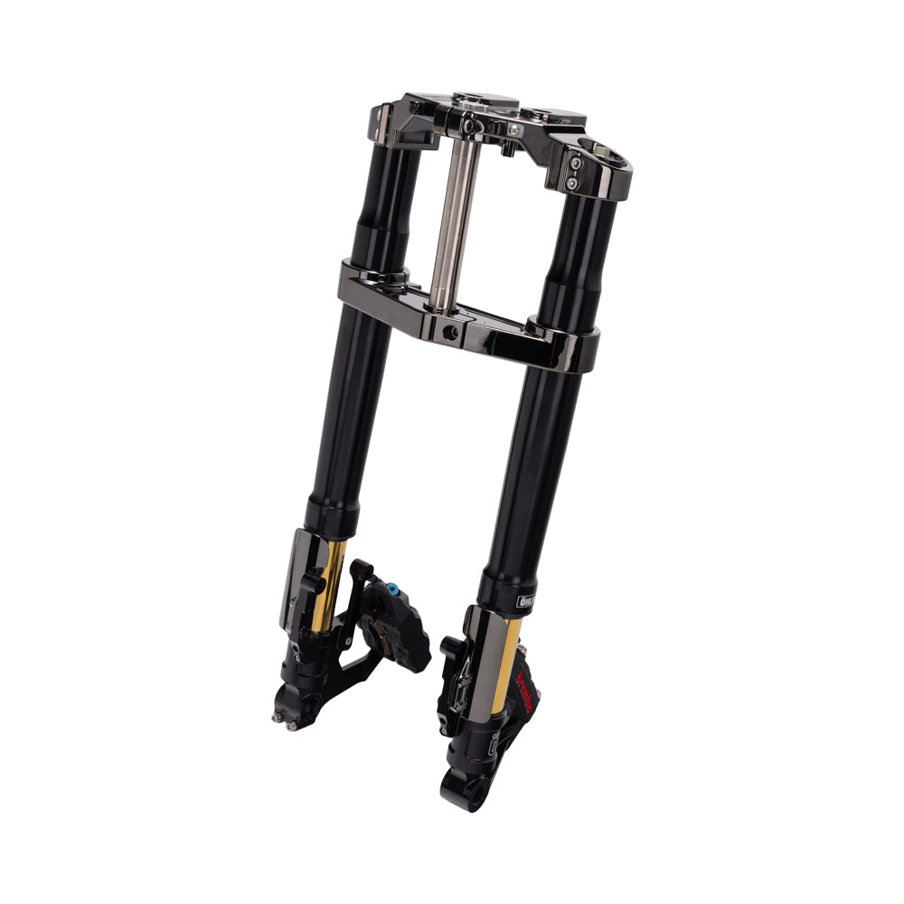 OG Black Chrome 2024-Up Touring Inverted Front End Complete kit Drop 1"
