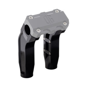 Black OG 6.5 inch Pull Back Riser Legs