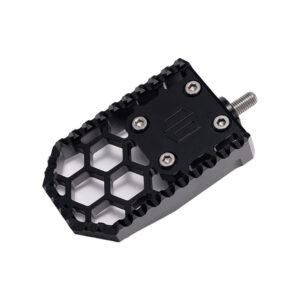 Black Harley Davidson and Indian Touring Bagger Brake Pedal Gripper kit for Adjustable Brake Arm