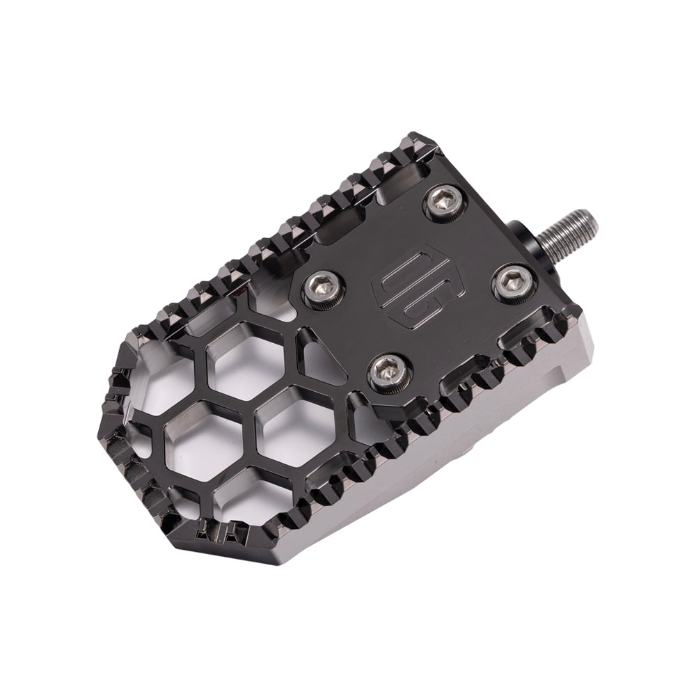 Purple Harley Davidson and Indian Touring Bagger Brake Pedal Gripper kit for Adjustable Brake Arm