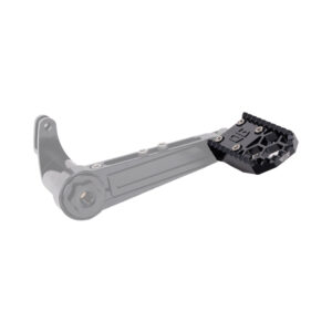 Black Harley Davidson Touring Bagger Mini Brake Pedal Gripper kit for Adjustable Brake Arm