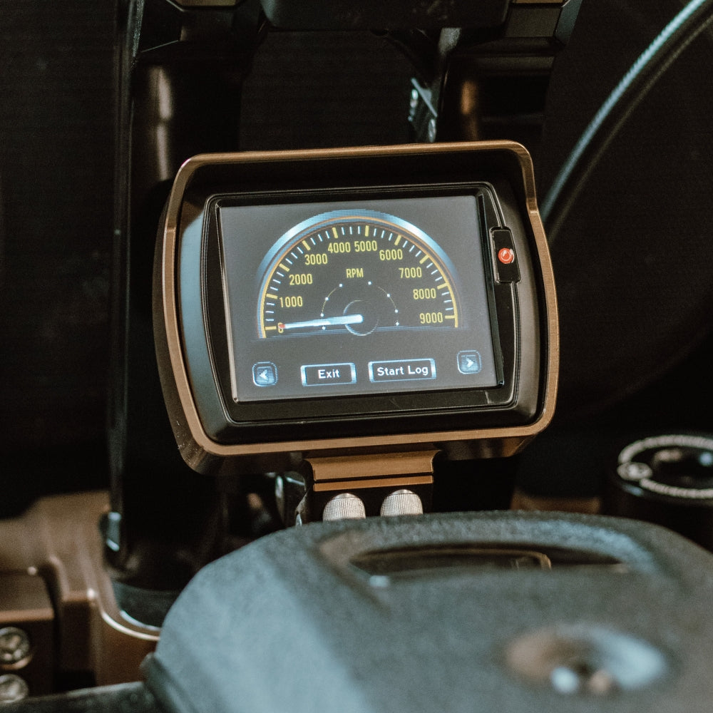 OG Power Vison Mount cable rail mounted installed on a 2023 Softail Low Rider ST FXLRST